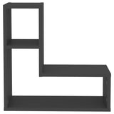 NNEVL Wall Shelves 2 pcs Grey 50x15x50 cm Chipboard
