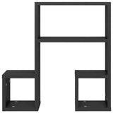 NNEVL Wall Shelves 2 pcs Grey 50x15x50 cm Engineered Wood
