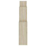 NNEVL Wall Cube Shelf Sonoma Oak 80x15x78.5 cm Chipboard