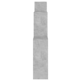 NNEVL Wall Cube Shelf Concrete Grey 80x15x78.5 cm Chipboard