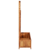NNEVL Raised Bed with Trellis 85x38x150 cm Solid Acacia Wood