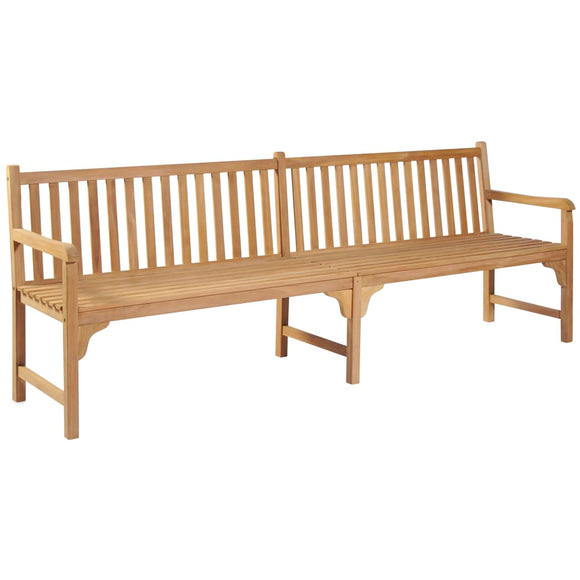 NNEVL Garden Bench 228 cm Solid Teak Wood
