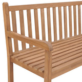 NNEVL Garden Corner Bench 185x185x90 cm Solid Teak Wood