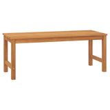 NNEVL Garden Bench 114 cm Solid Teak Wood