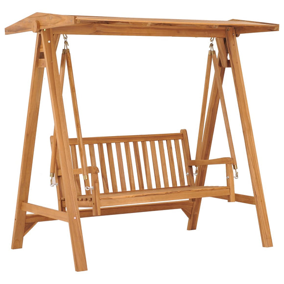NNEVL Swing Bench 170 cm Solid Teak Wood