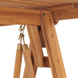 NNEVL Swing Bench 170 cm Solid Teak Wood