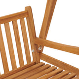 NNEVL Swing Bench 170 cm Solid Teak Wood
