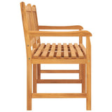 NNEVL 3-Seater Garden Bench with Table 150 cm Solid Teak Wood