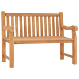 NNEVL Garden Bench 114 cm Solid Teak Wood
