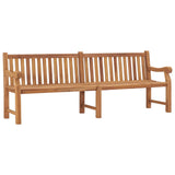 NNEVL Garden Bench 228 cm Solid Teak Wood