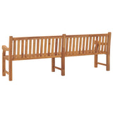 NNEVL Garden Bench 228 cm Solid Teak Wood