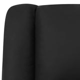 NNEVL Recliner Chair Black Real Leather