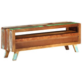 NNEVL TV Cabinet Multicolour 110x30x40 cm Solid Reclaimed Wood