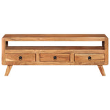 NNEVL TV Cabinet 110x30x40 cm Solid Acacia Wood