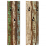 NNEVL Wall-mounted Coat Racks 2 pcs 36x3x110 cm Solid Reclaimed Wood