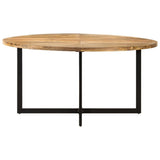 NNEVL Dining Table 150x75 cm Solid Wood Mango