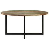 NNEVL Dining Table 150x75 cm Solid Wood Reclaimed