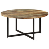 NNEVL Dining Table 150x75 cm Solid Wood Reclaimed