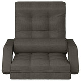 NNEVL Folding Floor Chair with Bed Function Dark Grey Fabric
