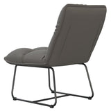 NNEVL Leisure Chair with Metal Frame Light Grey Velvet