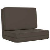 NNEVL Folding Floor Chair Anthracite Faux Leather