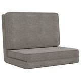 NNEVL Folding Floor Chair Light Grey Fabric