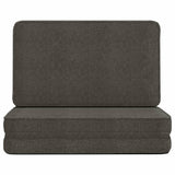 NNEVL Folding Floor Chair Dark Grey Fabric
