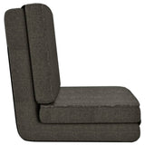 NNEVL Folding Floor Chair Dark Grey Fabric
