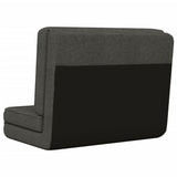 NNEVL Folding Floor Chair Dark Grey Fabric
