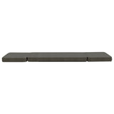 NNEVL Folding Floor Chair Dark Grey Fabric
