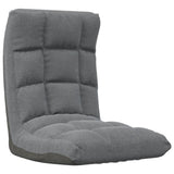 NNEVL Folding Floor Chair Light Grey Fabric