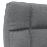 NNEVL Folding Floor Chair Light Grey Fabric
