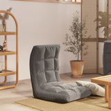 NNEVL Folding Floor Chair Light Grey Fabric