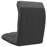 NNEVL Folding Floor Chair Dark Grey Fabric