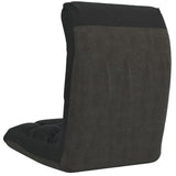 NNEVL Folding Floor Chair Black Fabric