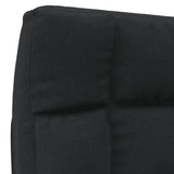 NNEVL Folding Floor Chair Black Fabric