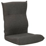 NNEVL Folding Floor Chair Dark Grey Fabric