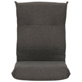 NNEVL Folding Floor Chair Dark Grey Fabric