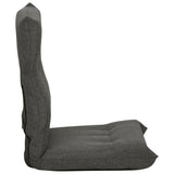 NNEVL Folding Floor Chair Dark Grey Fabric