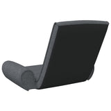 NNEVL Folding Floor Chair Dark Grey Fabric
