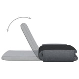 NNEVL Folding Floor Chair Dark Grey Fabric