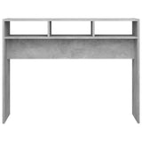 NNEVL Console Table Concrete Grey 105x30x80 cm Chipboard