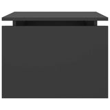 NNEVL Coffee Table Grey 68x50x38 cm Chipboard