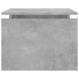 NNEVL Coffee Table Concrete Grey 68x50x38 cm Chipboard