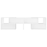 NNEVL TV Cabinet White 149x30x52 cm Chipboard