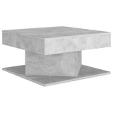 NNEVL Coffee Table Concrete Grey 57x57x30 cm Chipboard