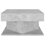 NNEVL Coffee Table Concrete Grey 57x57x30 cm Chipboard