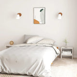 NNEVL Bedside Cabinets 2 pcs White 40x30.5x40 cm Solid Pinewood