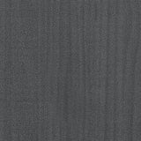 NNEVL Bedside Cabinets 2 pcs Grey 40x30.5x40 cm Solid Pinewood