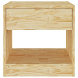 NNEVL Bedside Cabinets 2 pcs 40x31x40 cm Solid Pinewood